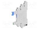 Socket; PIN: 5; 6A; 250VAC; for DIN rail mounting; spring clamps HONGFA RELAY