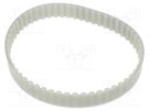 Timing belt; AT10; W: 5mm; H: 5mm; Lw: 560mm; Tooth height: 2.5mm OPTIBELT