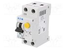 RCBO breaker; Inom: 6A; Ires: 30mA; Max surge current: 250A; 230VAC EATON ELECTRIC