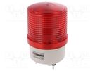 Signaller: lighting; continuous light,blinking light; red; S100 QLIGHT