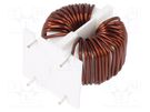 Inductor: wire; THT; 2mH; 22mΩ; 250VAC; -25÷120°C; SC; 10A KEMET