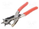 Pliers; for making holes in leather, fabrics and plastics WIHA