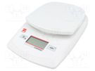 Scales; electronic,precision; Scale max.load: 2.2kg; Display: LCD OHAUS