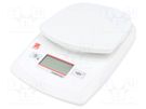 Scales; electronic,precision; Scale max.load: 5.2kg; Display: LCD OHAUS