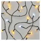 LED Christmas chain, 8 m, outdoor and indoor, warm/cool white, timer, EMOS