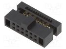 Plug; pin strips; Minitek127®; female; PIN: 12; straight; 1.27mm Amphenol Communications Solutions