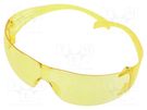 Safety spectacles; Lens: yellow; Classes: 1; SecureFit™ 200 3M