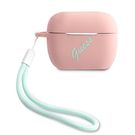 Guess GUACAPLSVSPG AirPods Pro cover rose green/pink green Silicone Vintage, Guess