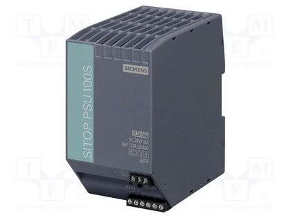Power supply: switched-mode; for DIN rail; 288W; 24VDC; 10A; DIN SIEMENS 6EP1334-2BA20