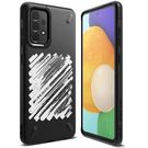 Ringke Onyx Design Durable TPU Case Cover for Samsung Galaxy A72 4G black (Paint) (OXSG0047), Ringke