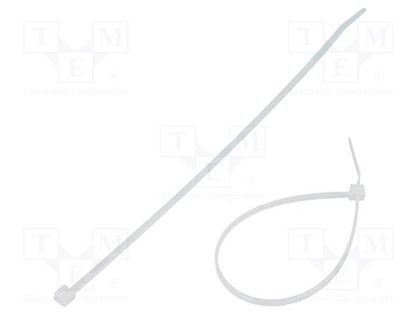 Cable tie; L: 160mm; W: 2.5mm; polyamide; 80N; natural; Ømax: 41mm FIX&FASTEN FIX-S-2.5X160/N