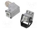 Connector: HDC; male + female; 230V; 10A; PIN: 4; Layout: 3+PE; M20 PHOENIX CONTACT