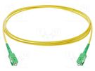 Fiber patch cord; SC/APC,both sides; 30m; Optical fiber: 9/125um FIBRAIN