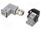 Connector: HDC; male + female; 230V; 10A; PIN: 5; Layout: 4+PE; M20 PHOENIX CONTACT