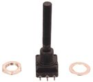 Potentiometer mono logarithmic 100K 6mm plastic with switch