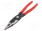 Pliers; for gripping and cutting,universal,crimping; 200mm KNIPEX