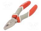 Pliers; gripping surfaces are laterally grooved,universal YATO