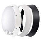 LED Ceiling lamp ZURI, round, black/white PIR 14W warm white, EMOS