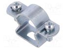 T-bolt clamp; W: 45mm; Clamping: 17÷19mm; steel; Plating: zinc OBO BETTERMANN