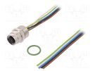 Socket; M12; PIN: 5; female; A code-DeviceNet / CANopen; cables LUMBERG AUTOMATION