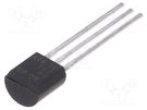 IC: temperature sensor; diode; -40÷125°C; TO92; THT; Accur: ±1.5°C STMicroelectronics
