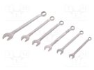 Wrenches set; combination spanner; 6pcs. BAHCO