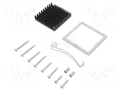 Heatsink: extruded; grilled; black; L: 42mm; W: 42mm; H: 9.5mm Advanced Thermal Solutions ATS-61425D-C1-R0