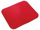 Mouse pad; red; 220x250x3mm LOGILINK