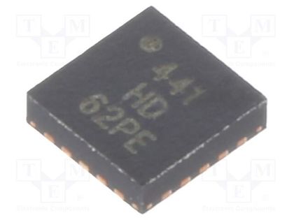 IC: AVR microcontroller; EEPROM: 256B; SRAM: 256B; Flash: 4kB; Cmp: 2 MICROCHIP (ATMEL) ATTINY441-MMH