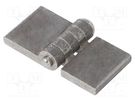 Hinge; Width: 60mm; steel; H: 30mm; without coating,for welding ELESA+GANTER