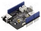 Arduino shield; Ethernet; pin strips,pin header,microSD,RJ45 SEEED STUDIO