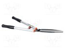 Cutters; for hedge; L: 600mm; steel; Handle material: aluminum BAHCO