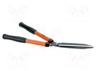 Cutters; for hedge; L: 580mm; steel; Handle material: steel BAHCO