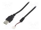 Cable-adapter; 450mm; USB; USB A ELATEC