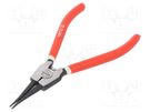 Pliers; for circlip; external; Pliers len: 180mm; straight YATO