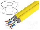 Wire; ETHERLINE® LAN 1000,S/FTP; 2x4x2x23AWG; 7a; solid; Cu; LSZH LAPP