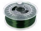 Filament: PET-G; Ø: 1.75mm; green (transparent); 220÷250°C; 1kg DEVIL DESIGN