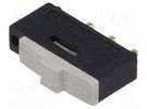 Switch: slide; Pos: 2; 0.3A/24VDC; SMT; Leads: for PCB,angled SUNGMUN ELECTRONICS