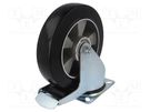 Transport wheel; Ø: 200mm; W: 50mm; H: 235mm; torsional with lock RADER