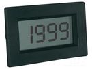 Voltmeter; digital,mounting; 0÷199.9mV; on panel; snap fastener PEAKTECH