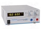Power supply: programmable laboratory; Ch: 1; 1÷16VDC; 0÷60A PEAKTECH