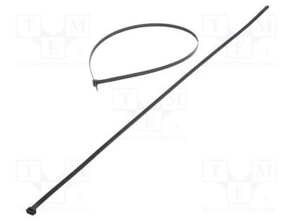 Cable tie; L: 1200mm; W: 12.5mm; polyamide; 1112N; black; Ømax: 380mm FIX&FASTEN FIX-S-12.5X1200/BK