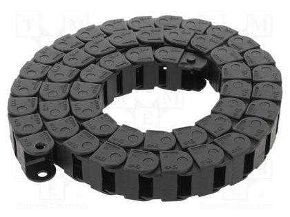 Cable chain; 08; Bend.rad: 28mm; L: 1000mm; non-openable frames IGUS 08.16.028.0