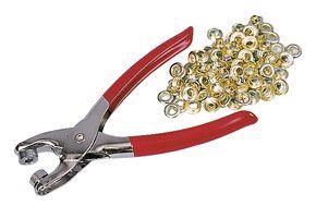7" EYELET PLIERS AND 100 EYELETS 20844