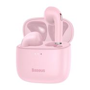 Baseus E8 wireless Bluetooth 5.0 TWS Earbuds earphones waterproof IPX5 pink (NGE8-04), Baseus