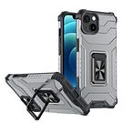 Crystal Ring Case Kickstand Tough Rugged Cover for iPhone 12 black, Hurtel