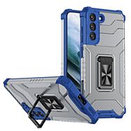 Crystal Ring Case Kickstand Tough Rugged Cover for Samsung Galaxy S21+ 5G (S21 Plus 5G) blue, Hurtel