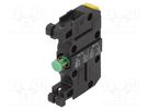 Contact block; 22mm; ST22; front fixing; Leads: screw terminals SPAMEL