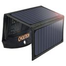 Choetech solar charger USB foldable solar charger 19W 2x USB black (SC001), Choetech