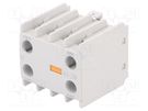 Auxiliary contacts; Series: METAMEC; Leads: screw terminals; IP20 LS ELECTRIC